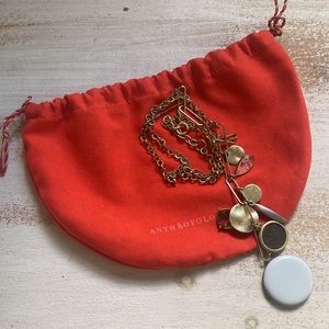 Anthropologie Charm & Locket Necklace